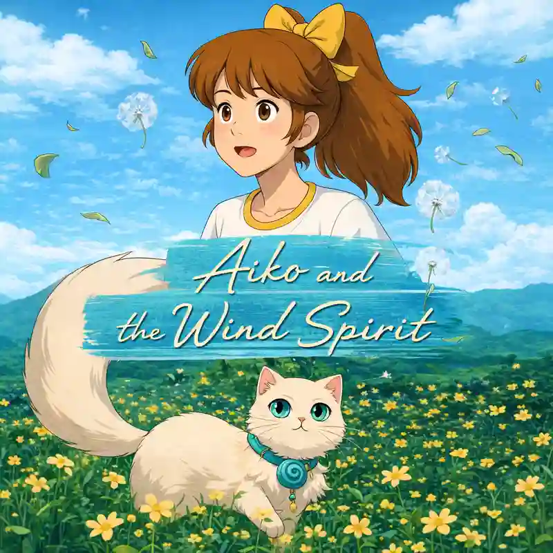 Aiko and the Wind Spirit slot game banner